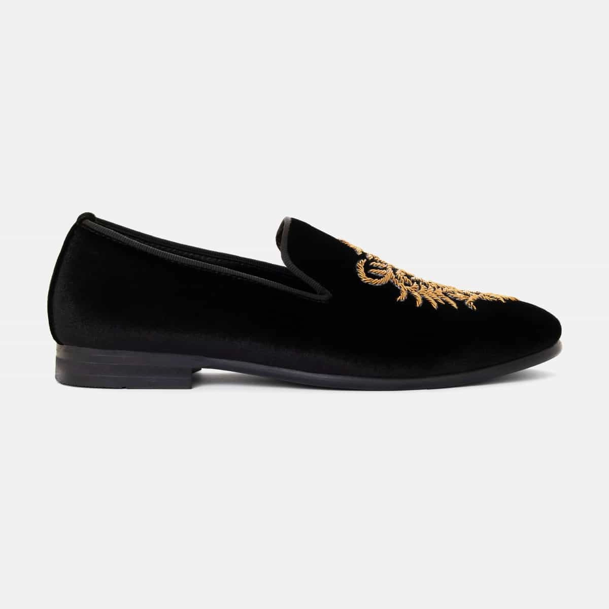 Damask Zardozi Slip-On