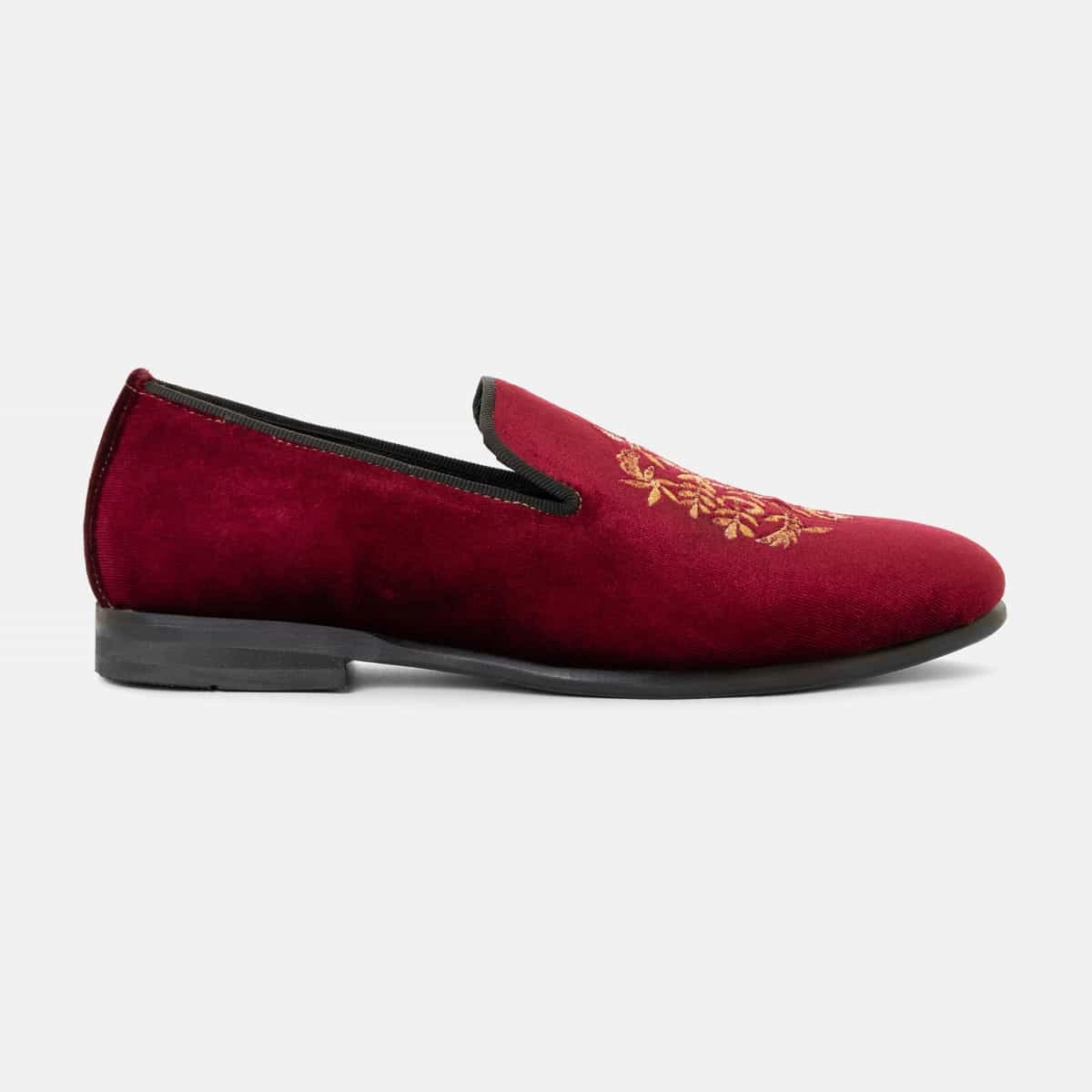 Damask in Maroon