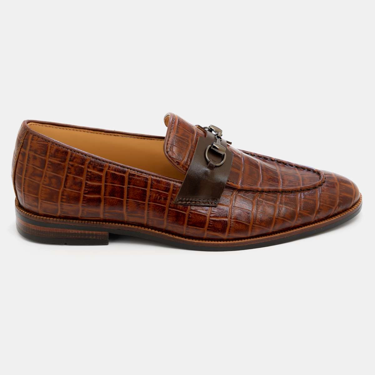Croc Style Horsebit Shoe