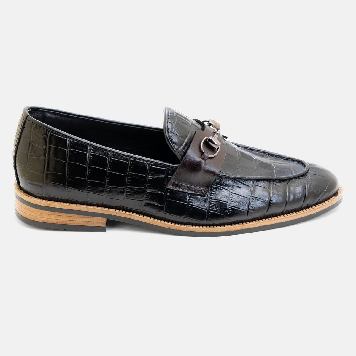 Croc Style Horsebit Shoe