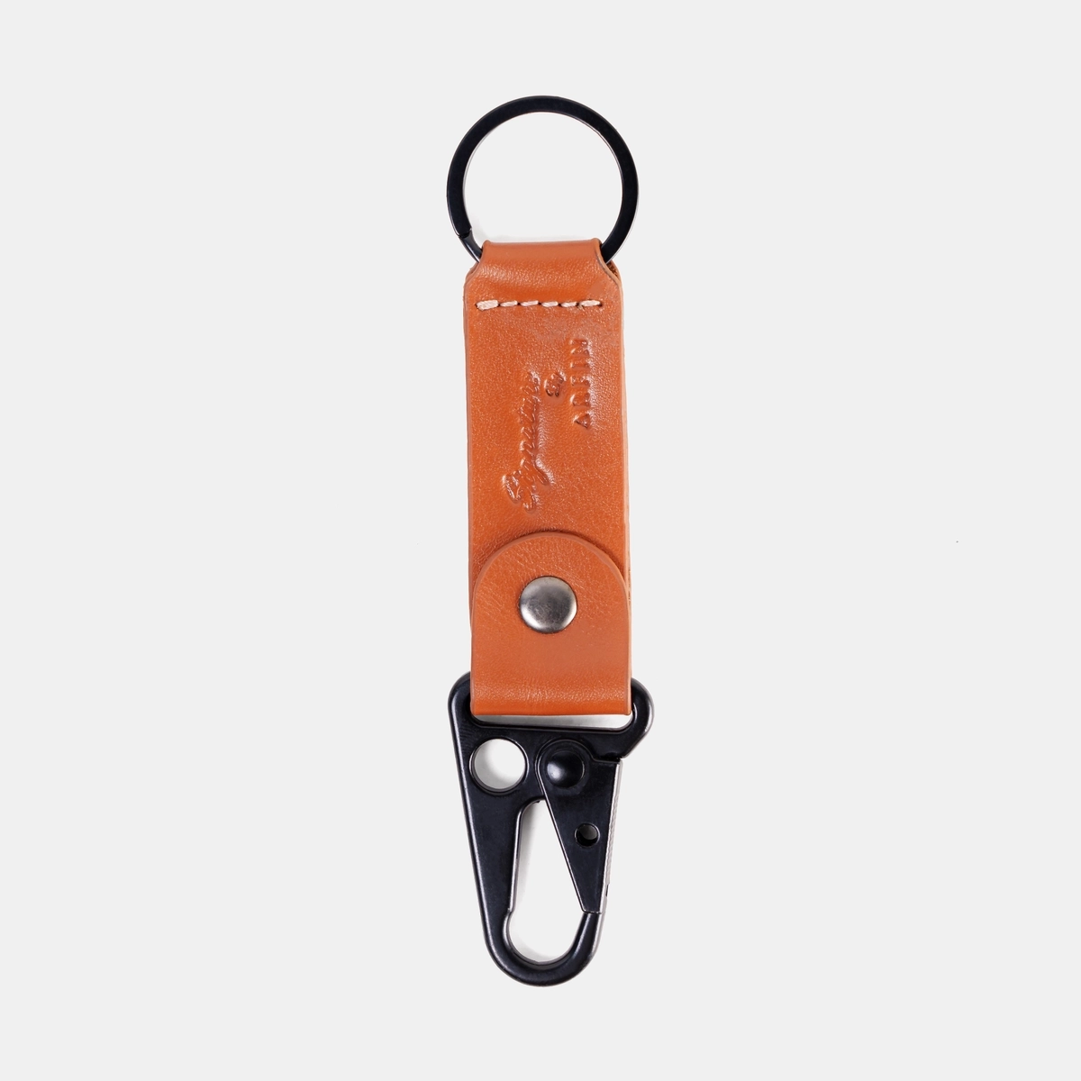 Key Ring Tan Brown