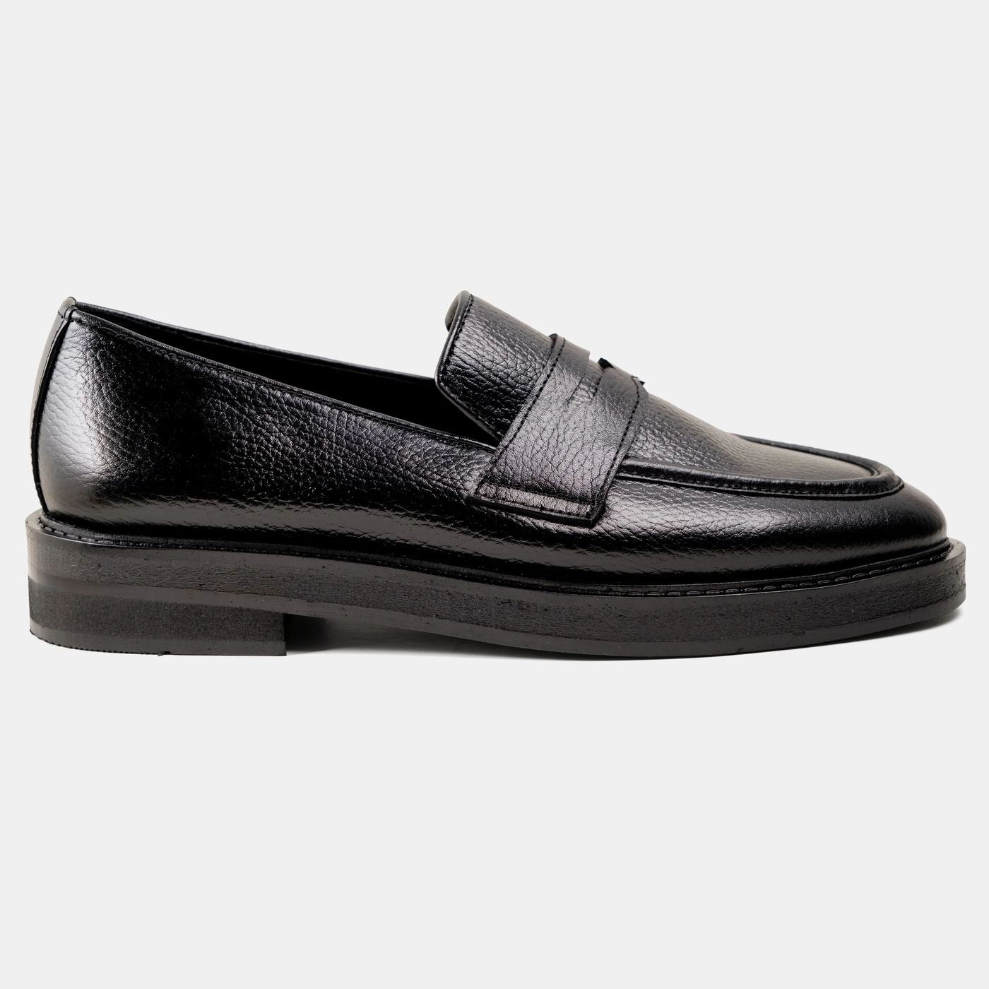 Fat Height Sole Penny Black