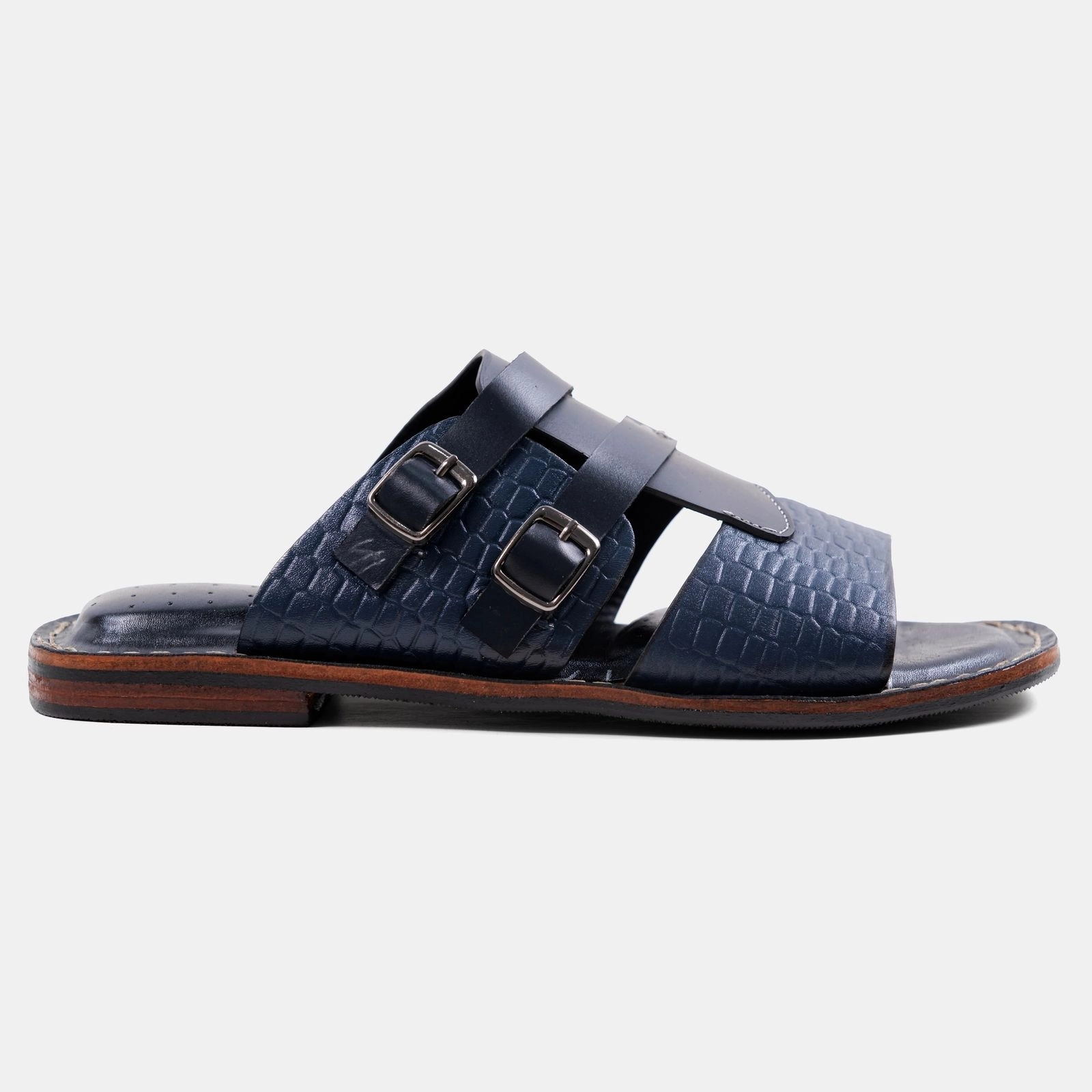 Handmade Double Buckle Leather Sandal
