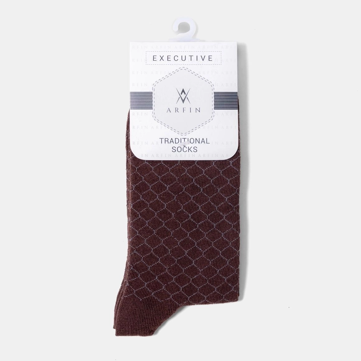 Brown Ball Design Long Socks