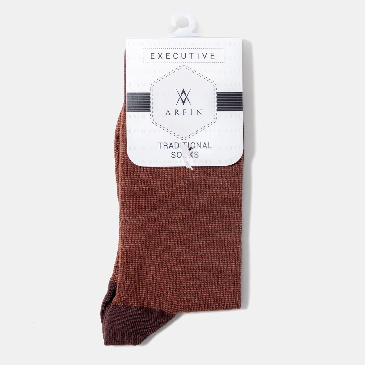 Two Tone Brown Long Socks