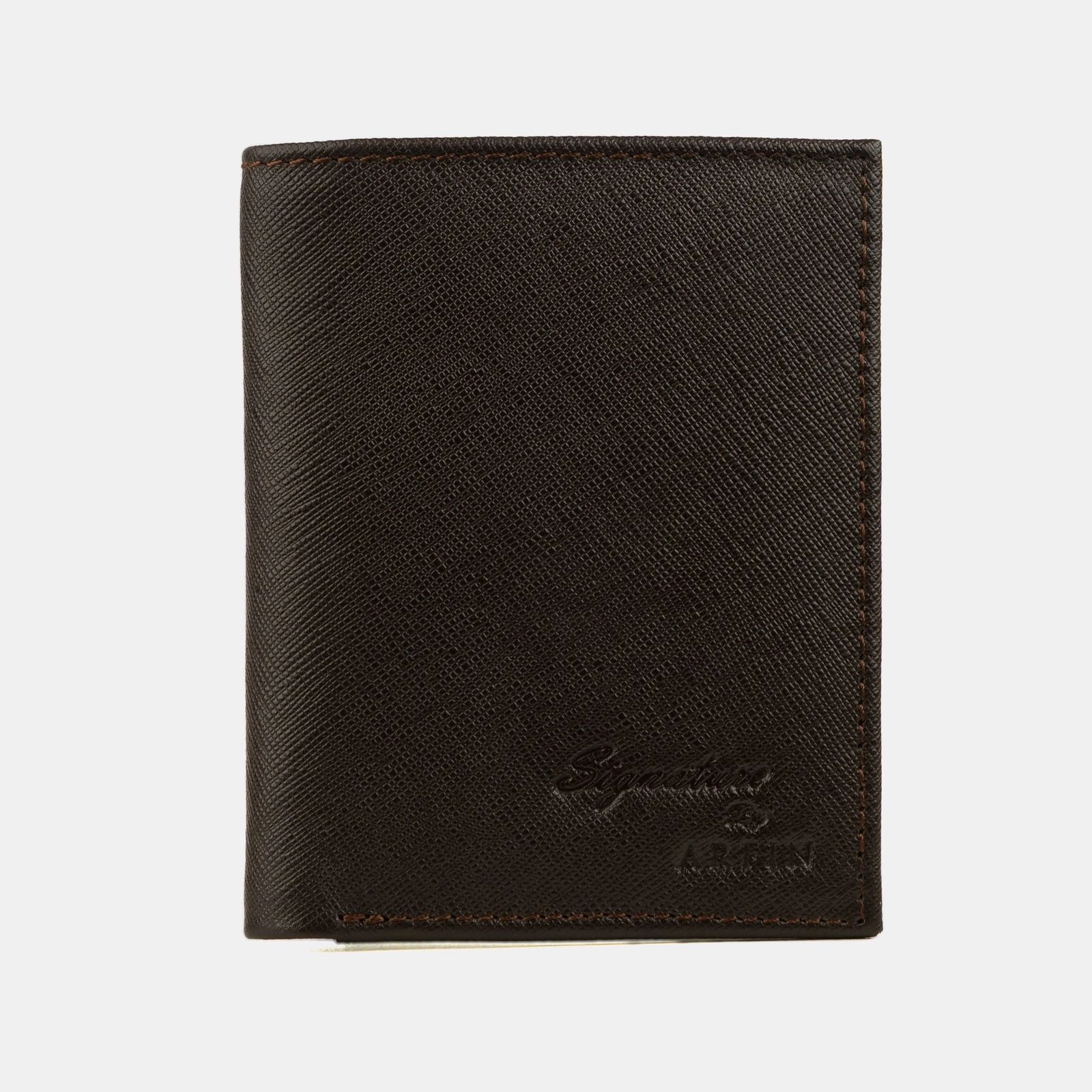 Saffiano Cocoa Mini Wallet