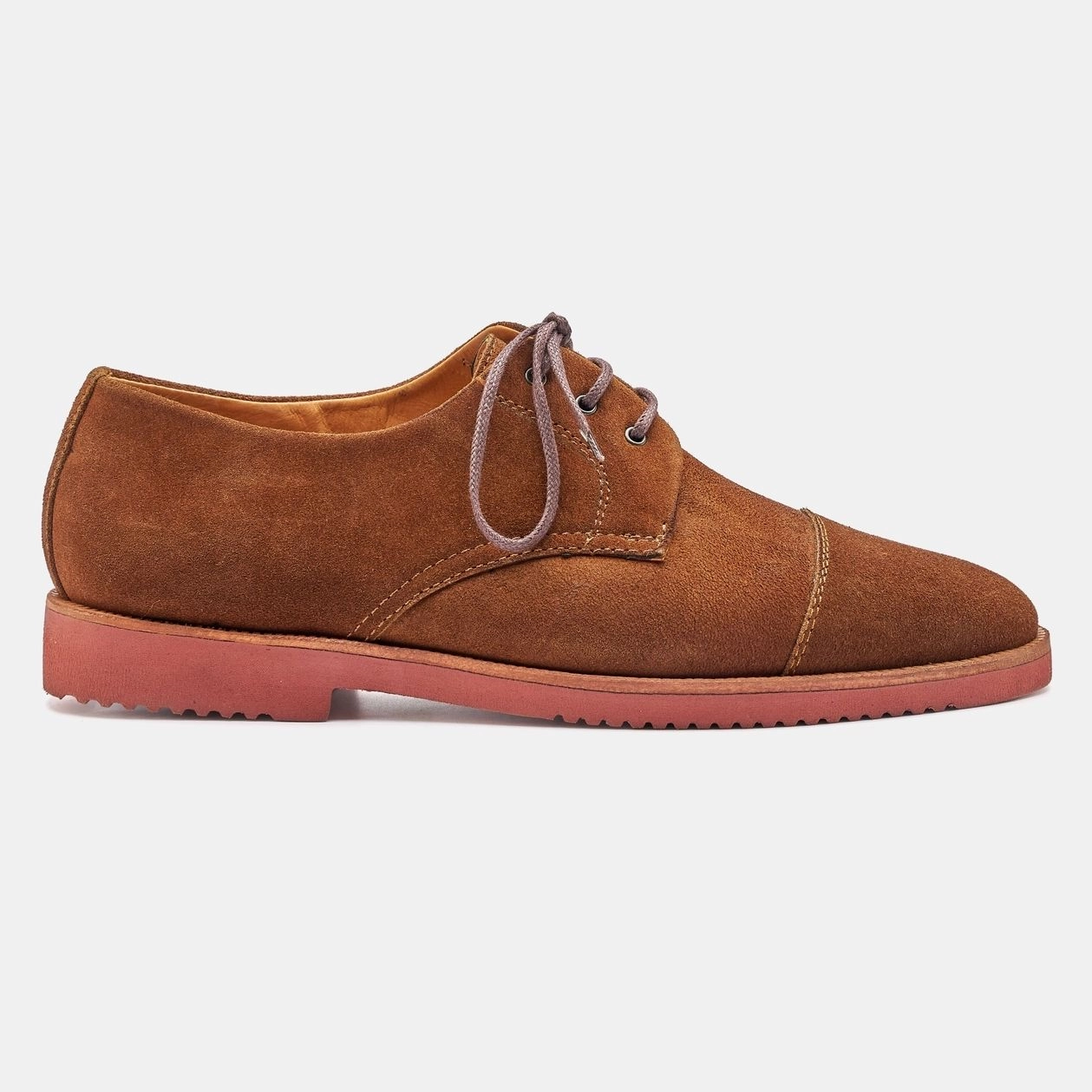 Classic Suede Derby with Lightweight Red Sole